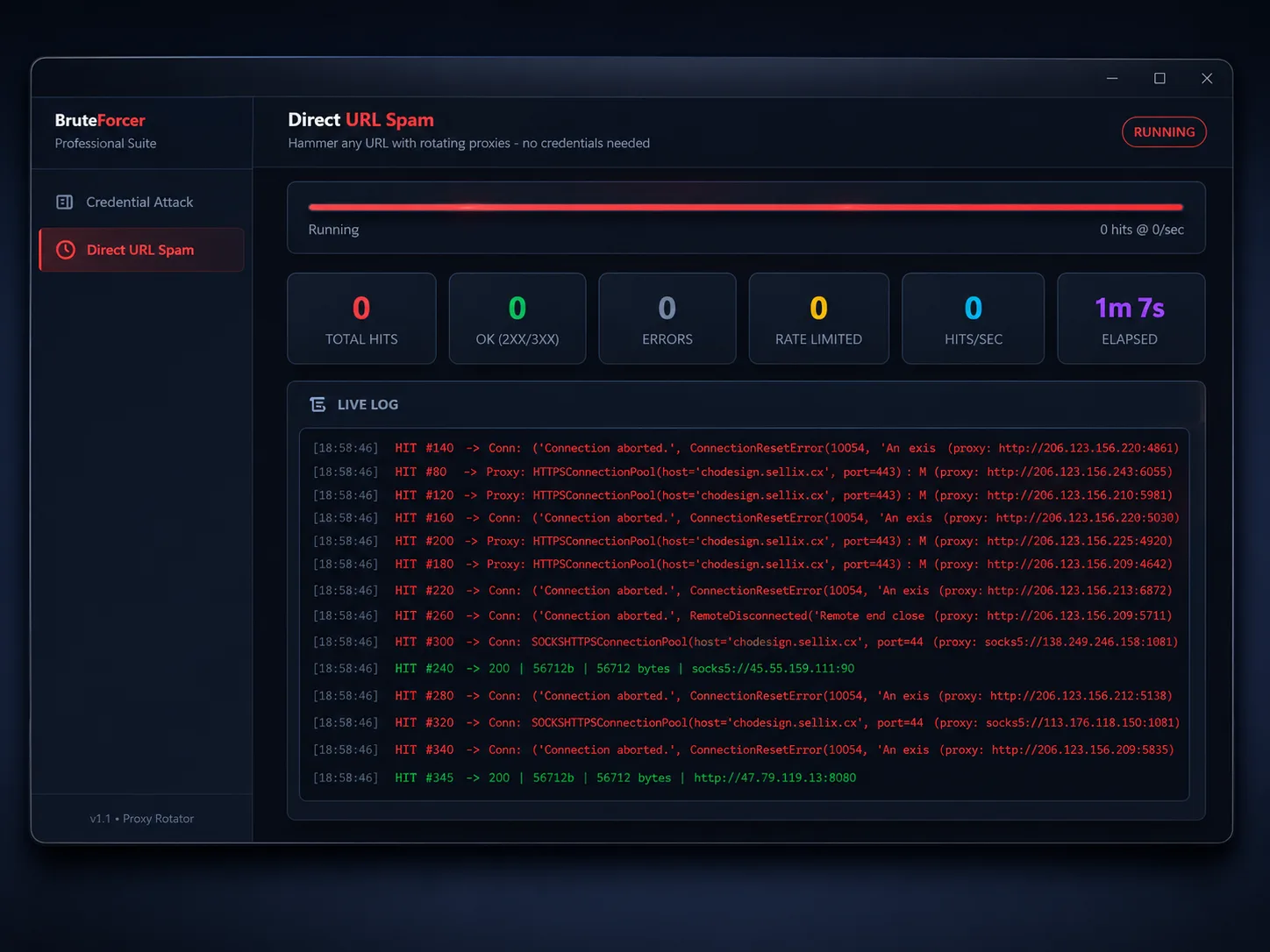 Credential Brute-Forcer | DDOS any website & MORE
